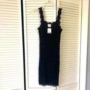 Free People Black Lace Dress